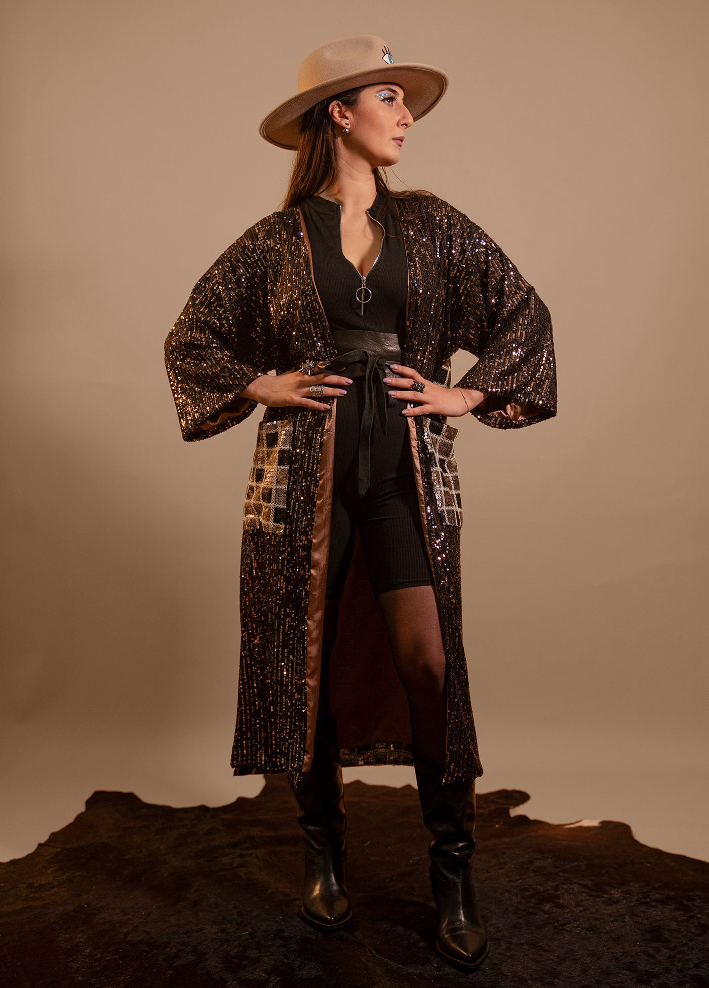 THE GILDED HARMONY KIMONO